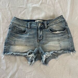 PINK VICTORIA’S SECRET Women’s Denim Cut Off Shorts, Size 2